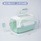 宠物手提笼航空箱外出箱狗窝猫窝上开口带天窗6012旅行箱【CY】